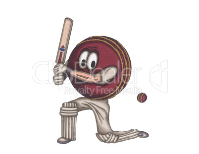 Human Cricket ball