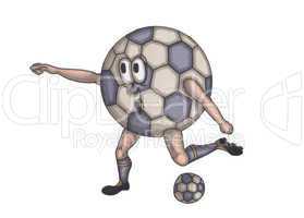 Human soccer ball