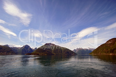 Sognefjorden in Norwegen