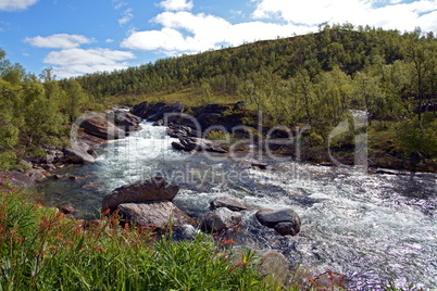 Fluss Ranelva im Dunerlandsdalen