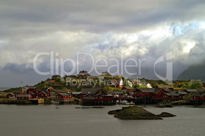 Hafen von A i Lofoten - Norwegen