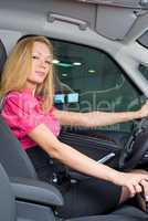 Driving girl