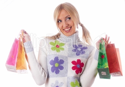 Shopping girl
