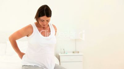 Schwangere mit Rückenschmerzen