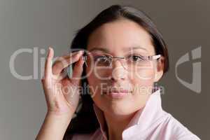 Designer glasses - trendy woman fashion