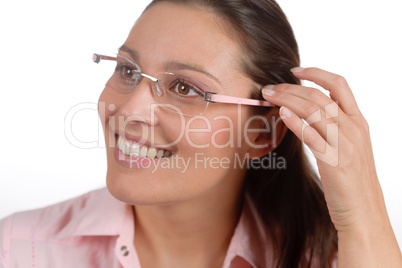 Designer glasses - trendy woman fashion