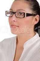 Designer glasses - successful businesswoman