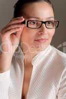 Designer glasses - successful businesswoman
