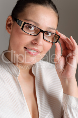 Designer glasses - successful businesswoman