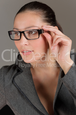 Designer glasses - successful businesswoman