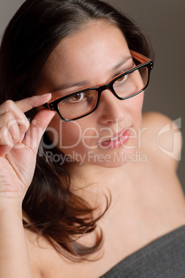 Designer glasses - successful businesswoman