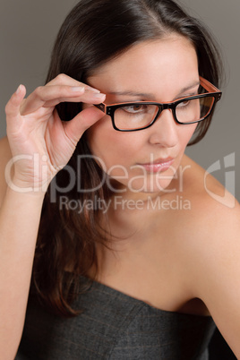 Designer glasses - successful businesswoman