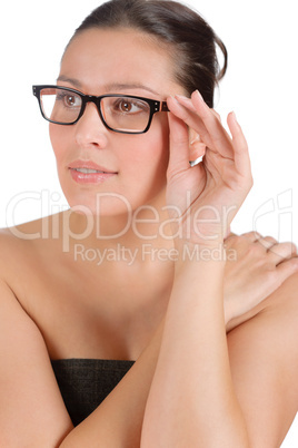 Designer glasses - successful businesswoman