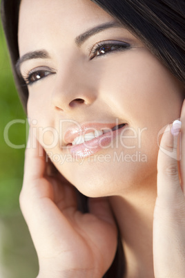 Portrait of Beautiful Latina Hispanic Woman