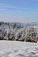 Winterlandschaft in Bayern