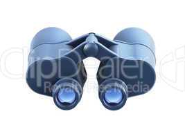 isolated binoculars 3d render