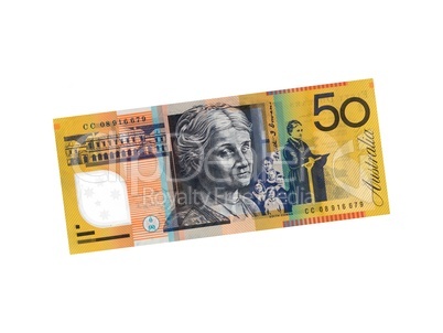 Australian Fifty Dollar Note