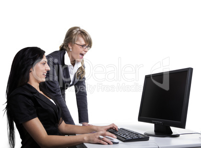 womans in a office