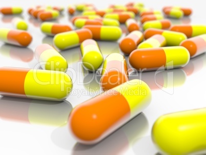Orange and Yellow Pills
