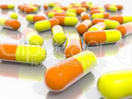 Orange and Yellow Pills