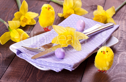 Ostergedeck / easter table setting