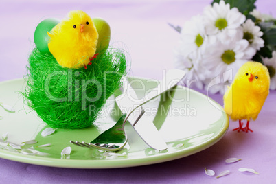 Essen zu Ostern / nice table setting for easter