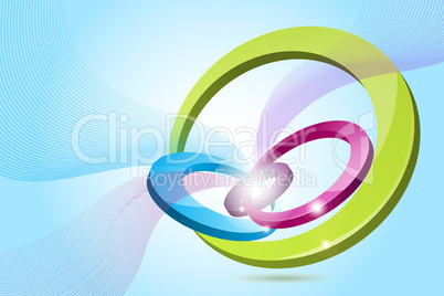 abstract colorful logo