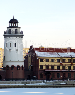 Ancient buildings in Kaliningrad