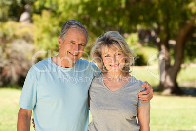 Portrait of a lovely senior couple