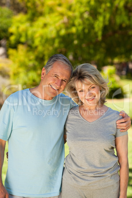 Portrait of a lovely senior couple