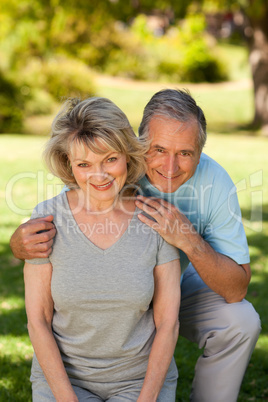 Portrait of a lovely senior couple