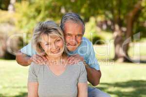 Portrait of a lovely senior couple