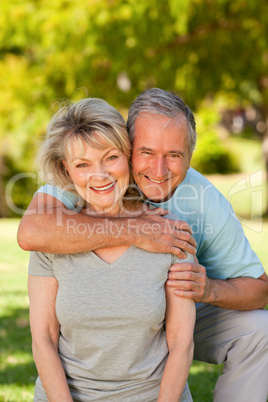 Portrait of a lovely senior couple