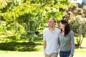 Couple in the park