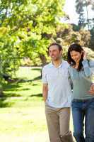 Couple in the park