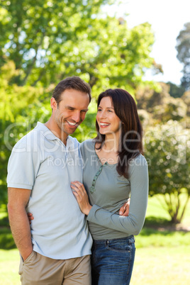 Couple in the park