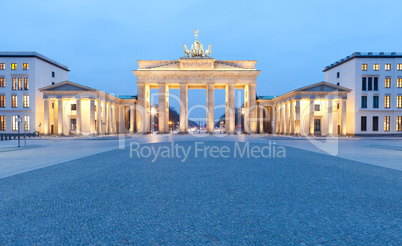 Brandenburger Tor (Brandenburg Gate), famous landmark in Berlin, Germany