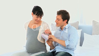 Schwangere mit Mann