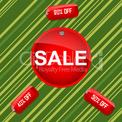 sale and discount tags
