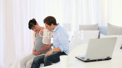 Schwangere mit Mann