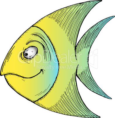 Cartoon Tropical Fish