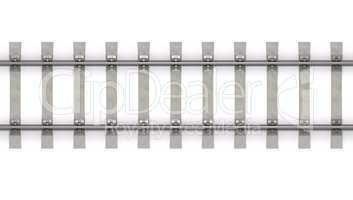 3d rails horizontal top view