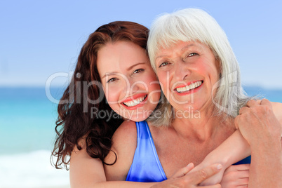 Senior woman with her daughter