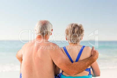 Couple looking at the sea