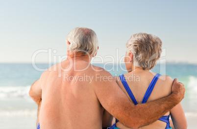 Couple looking at the sea