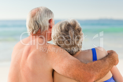 Couple looking at the sea
