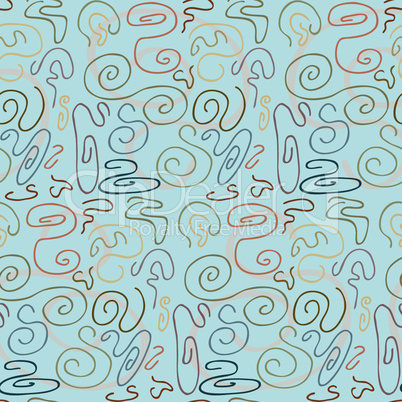 Seamless Squiggly Pattern