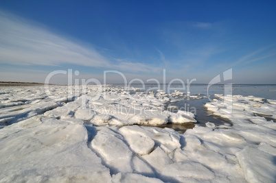 Wattenmeer im Winter