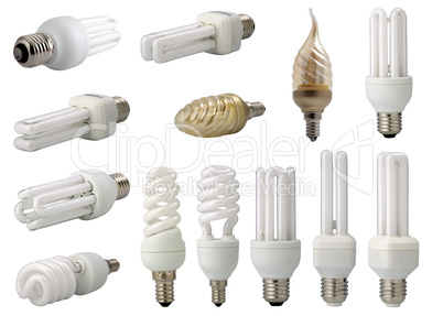 modern energy saving light bulbs