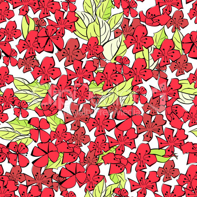 Summer seamless pattern